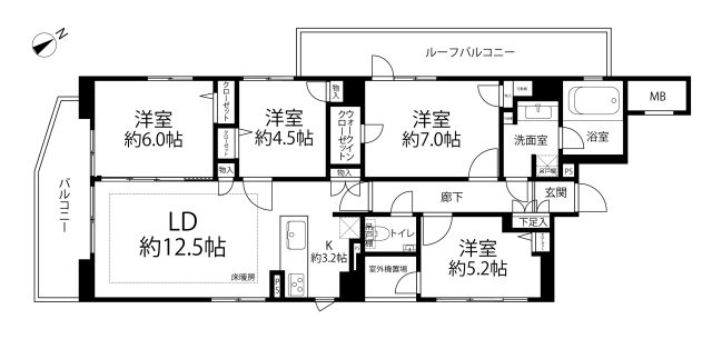 D‘クラディア平井ルミナージュ　6階　角　部屋　リ　フォーム済