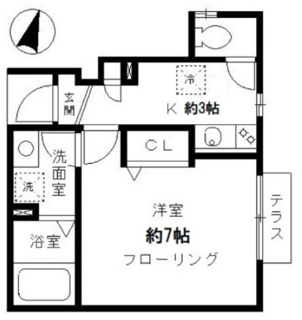 【間取り】 | フローラ幡ヶ谷