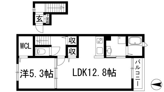 【間取り】 | Casa　verde