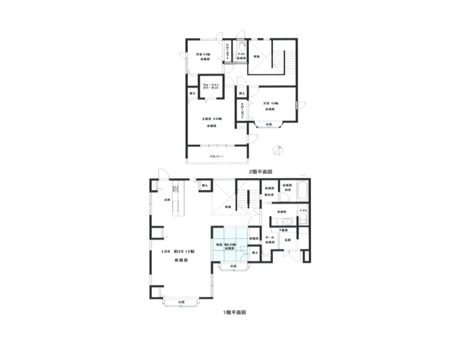【間取り】 | 上壱分方町中古戸建 | 4つの居室とLDKに納戸（サービスルーム）を加えた4SLDKの中古戸建。収納力と部屋数を兼ね備えた住まいです。明るく開放的なLDKは対面キッチン仕様で、家事をしながらお子様を見守れます。
