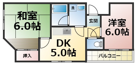 【間取り】 | トラスティ今里　仲介手数料無料