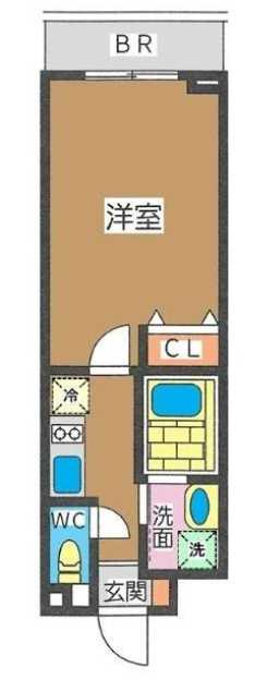 リベルタ世田谷　駐輪場　独立洗面台　築浅の間取り
