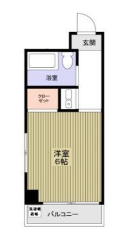 HMレジデンスA棟仲介手数料（賃料の1.10ヵ月）の50％OFF対象物件！の間取り