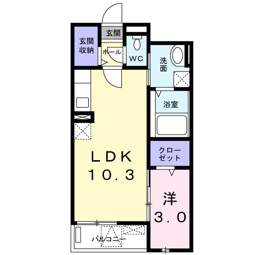 【間取り】 | カンパーニュアウローラ