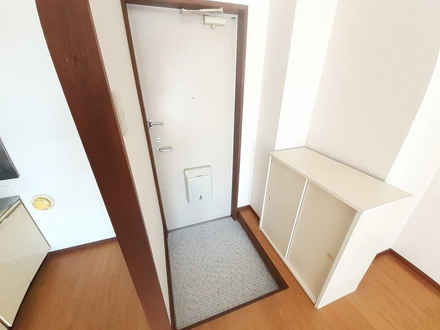 グリーンパレスつくばⅠの玄関|明るい玄関です