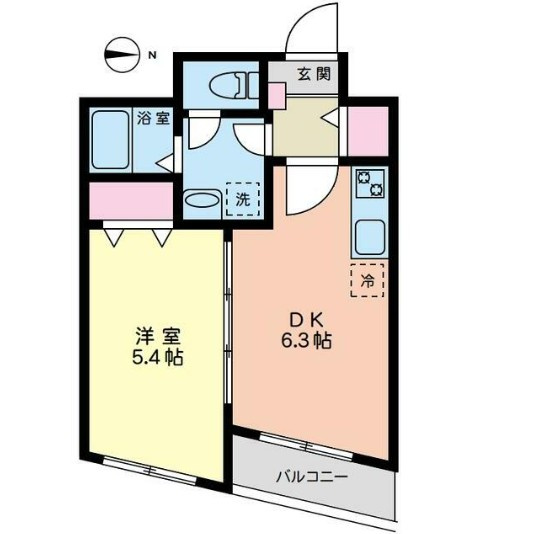 マイメゾン八幡の間取り