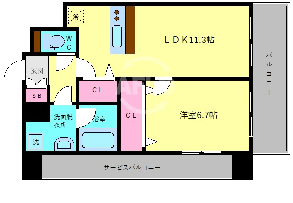 レジュールアッシュ天王寺の間取り|レジュールアッシュ天王寺　間取り