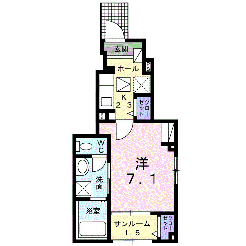 ワイズ　プラネッツの間取り