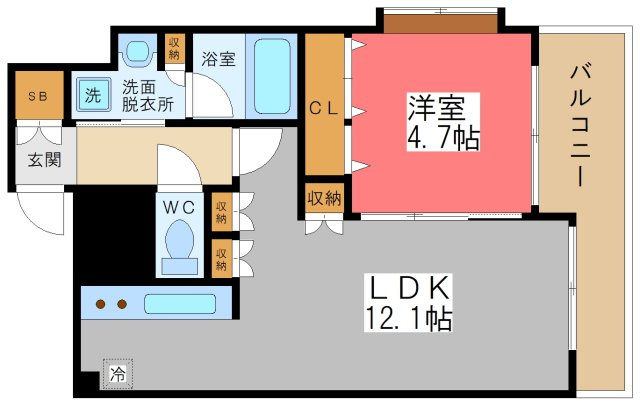 フェニックス代田橋の間取り