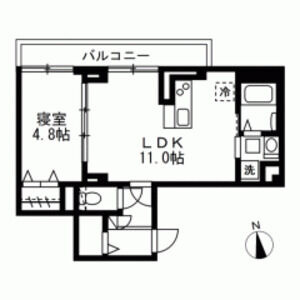ル・ポールKAIJI の間取り