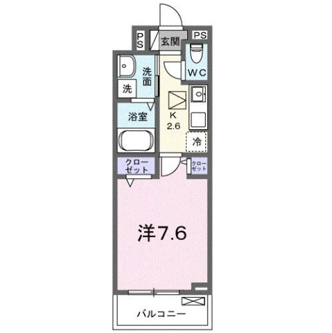 エルマーノＴ２の間取り