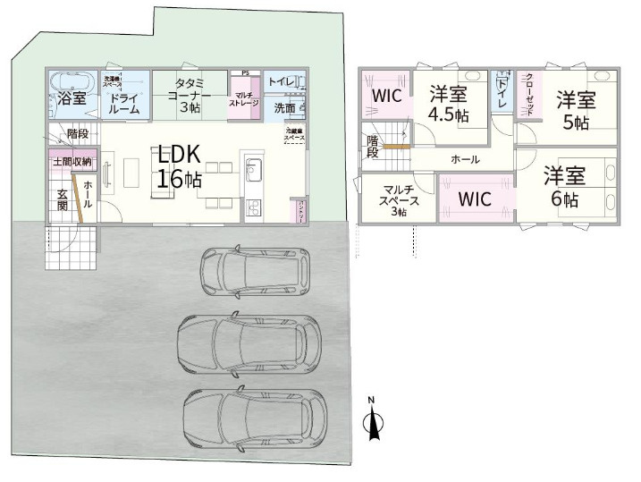 大津町　新築戸建　5LDK