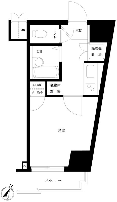 ルーブル白金高輪 の間取り
