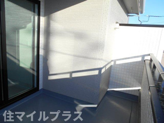 【バルコニー】 | 郡山市昭和2丁目新築一戸建て4棟 | お洗濯にも便利なバルコニー付き