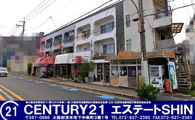 【外観】 | ■店舗・居宅（オーナーチェンジ）茨木市宇野辺二丁目 | ■鉄骨造３階建 ・7戸1テラスハウス端家■店舗・居宅（オーナーチェンジ）
■現況賃貸中