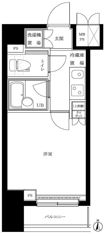ルーブル品川西大井 の間取り