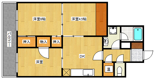 【間取り】 | ライオンズマンション大名