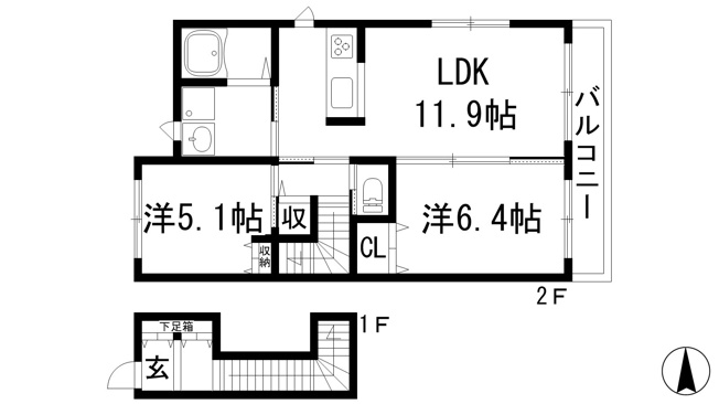 【間取り】 | アミコート小林