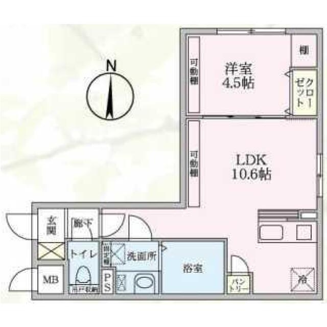 ラヴィエール大島アンドミュウの間取り