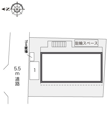 レオパレスプレステージ三津屋の間取り