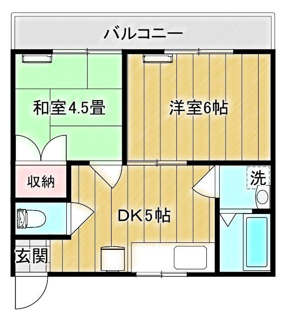フレンドハウスの間取り