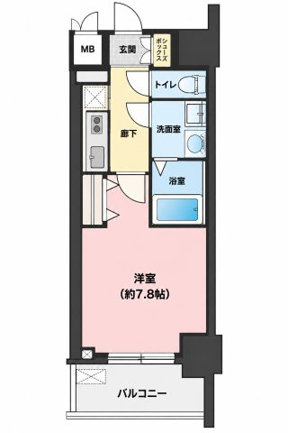 CREST TAPP新栄の間取り