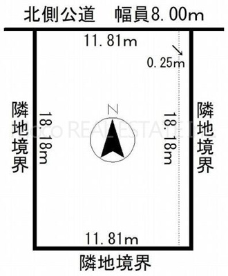 【区画図】 | 北見市高栄東町3丁目177番地新築住宅
