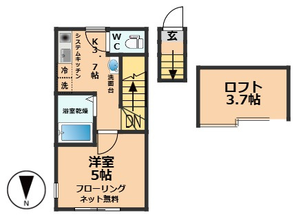 【間取り】 | アオアクア浜田山