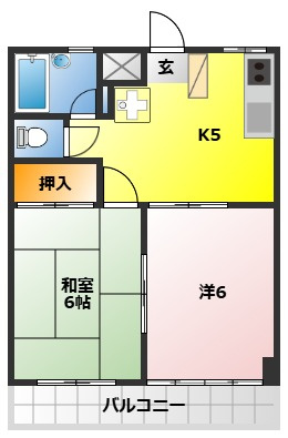メゾンローリエの間取り