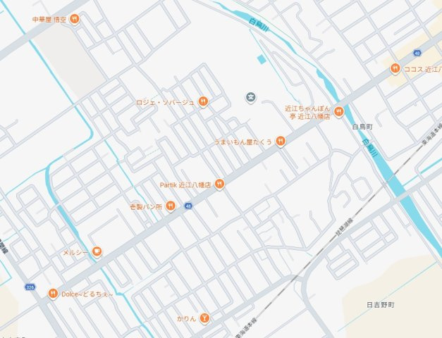 近江八幡市堀上町　第9期　新築一戸建ての地図