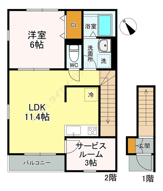 アンサンクの間取り