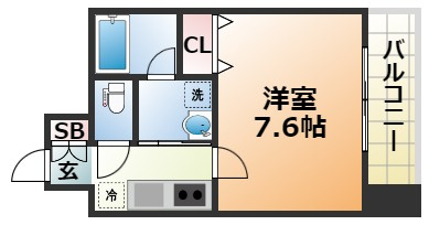 アドバンス神戸アルティスの間取り