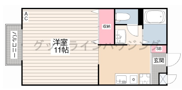 コートヴィラの間取り