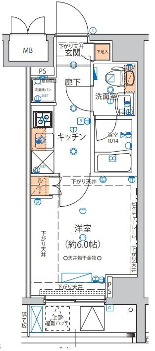 ライジングプレイス綾瀬三番館の間取り|間取りです。