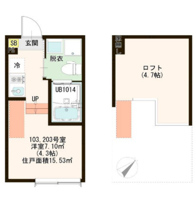 【間取り】 | essere a post八広