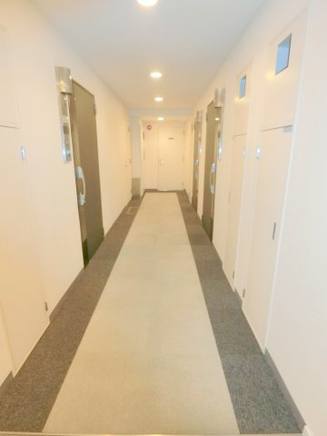 ダイナシティ池上のその他共用部分|カーペット敷きの内廊下！