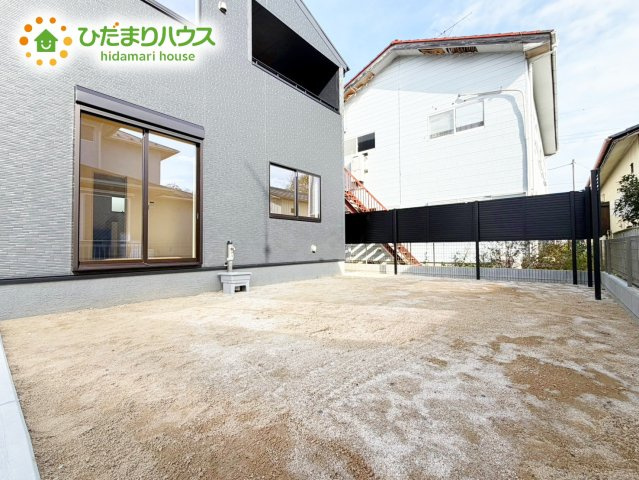 【庭】 | 小美玉市羽刈2期　新築戸建 | お庭付物件になります！お庭遊びや、プールなどお子様も大喜び(^^)