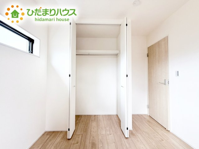 【収納】 | 小美玉市羽刈2期　新築戸建 | クローゼットには、衣類や日用品などを整理整頓して収納できますね！