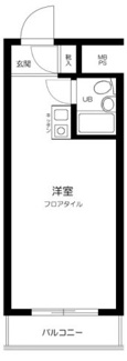 【間取り】 | グランドハイツ八丁堀 | 間取りです。