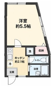 クレール東高円寺の間取り