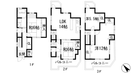 【間取り】