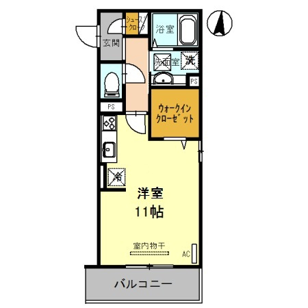 【間取り】 | サンライズ湊Ⅱ