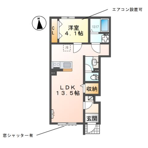ル・シエル・ブルーの間取り