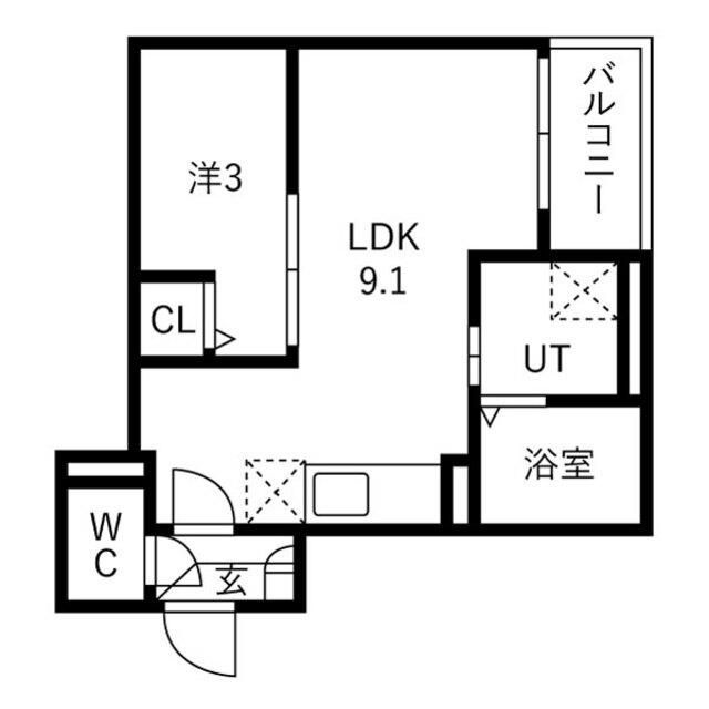Ｊａｃｋ　ｏｋｅｇａｗａｉｚｕｍｉⅠの間取り