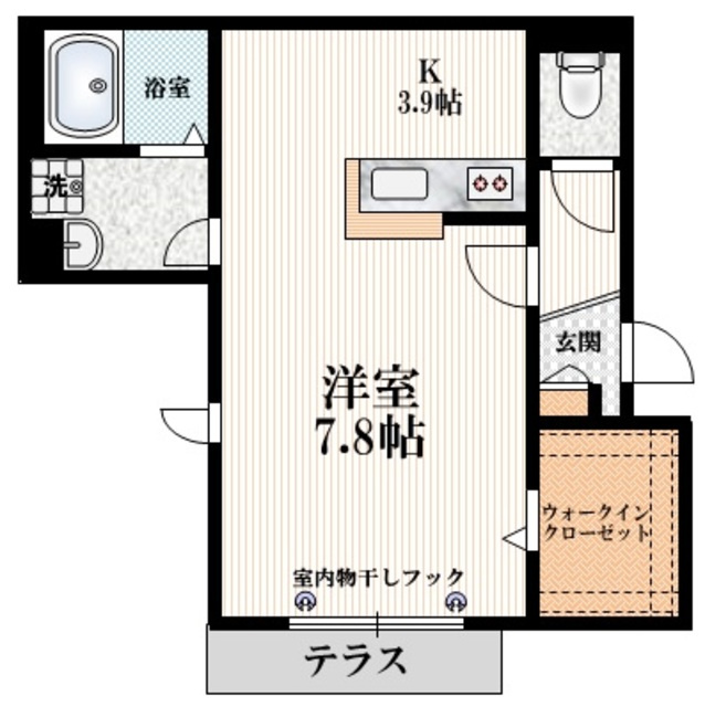 ＢＥＥ　Ｍａｉｓｏｎ　ビーメゾンの間取り|★ウォークインクローゼットあり★
