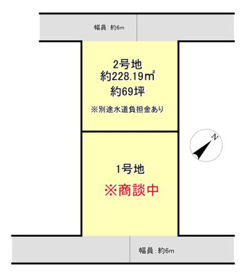 【区画図】 | 分譲地　岩国市御庄3丁目　2号地