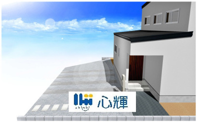【外観パース】 | 心輝ホーム／心輝タウン野原（1号棟・角地） 新築建売／4LDK・2階建