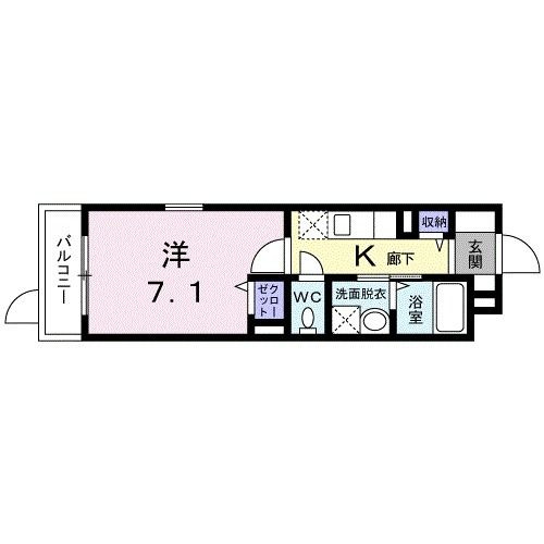 Ｇ　スプリングス　ガーデンの間取り|間取りです。