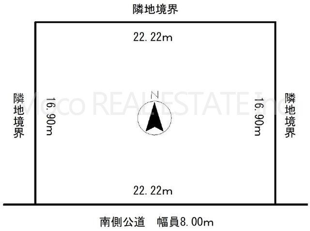 【区画図】 | 北見市緑ヶ丘1丁目4番地中古住宅
