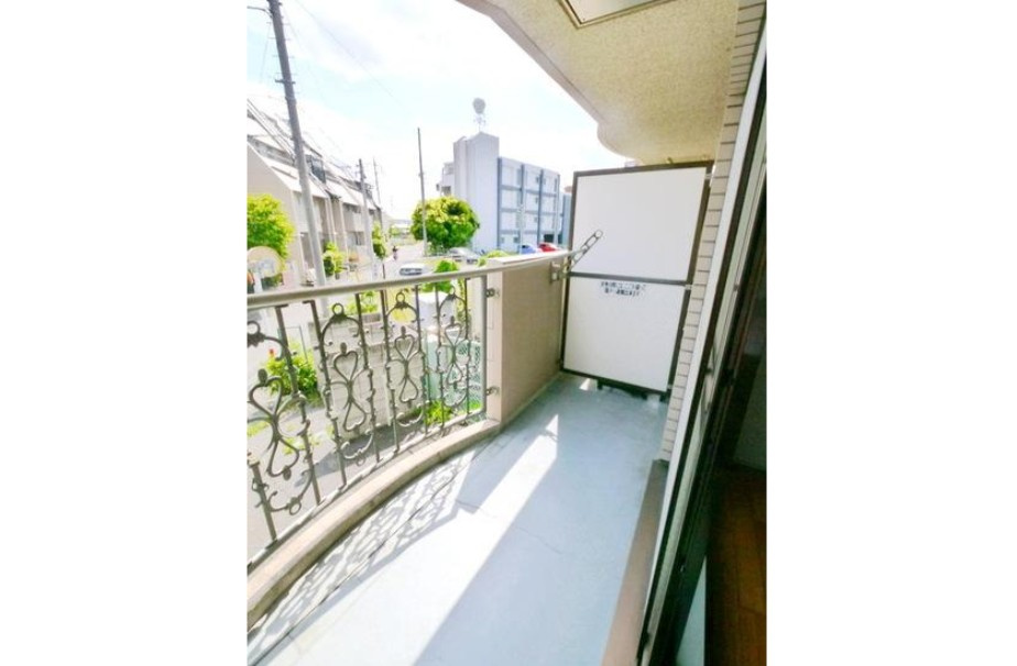アクト川越のバルコニー